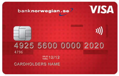 Bank Norwegian Kreditkort Visa Recension 2020 Buffert