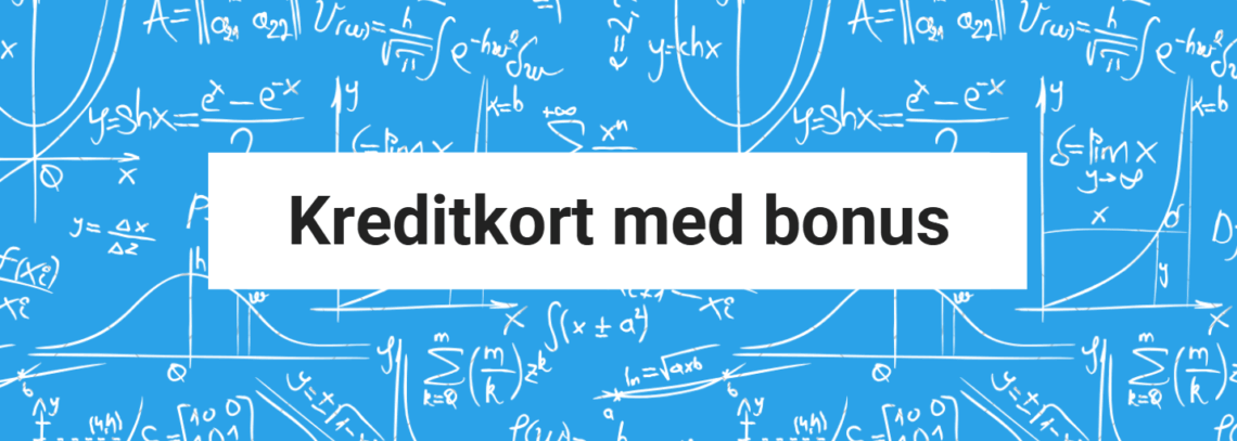 Kreditkort med bonus