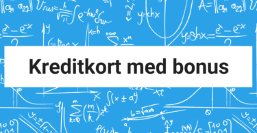 Kreditkort med bonus